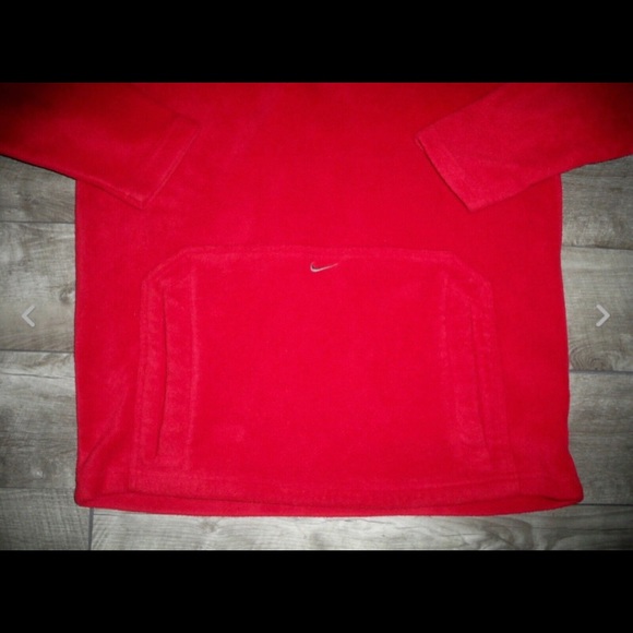 Vintage Nike Center Check Swoosh Pullover Hoodie Sweatshirt Jumper Size Medium - Picture 8 of 11